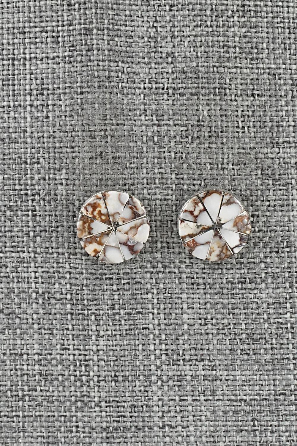Wild Horse & Sterling Silver Earrings - Johnson Laweka