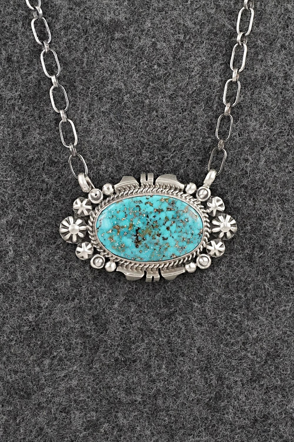 Turquoise & Sterling Silver Necklace - Daniel Benally