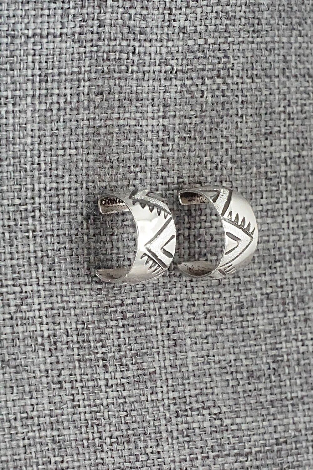 Sterling Silver Hoop Earrings - Nora Ashley