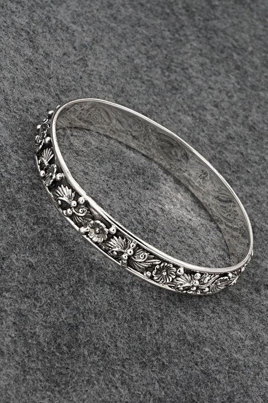 Sterling Silver Bangle Bracelet - Sadie Jim