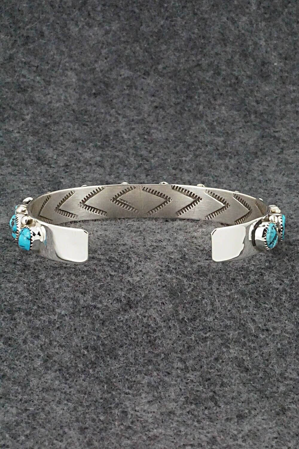 Turquoise & Sterling Silver Bracelet - Darlene Begay