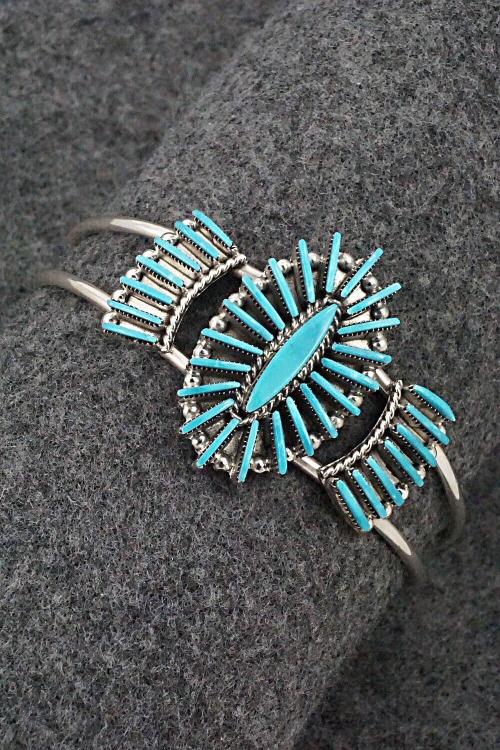 Turquoise & Sterling Silver Bracelet - Carla Laconsello