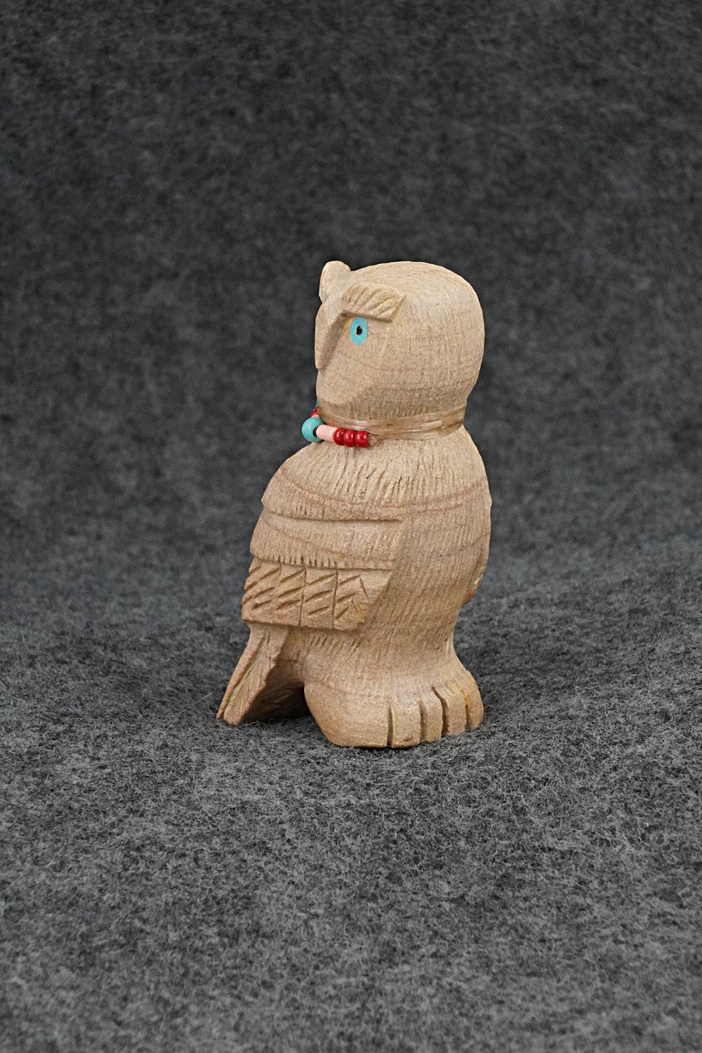 Owl Zuni Fetish Carving - Douglas Martza