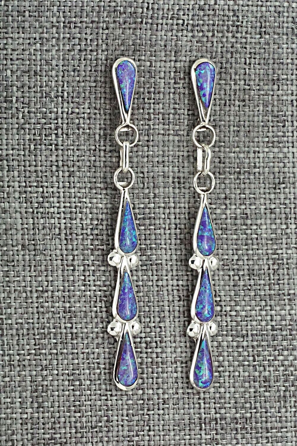 Opalite & Sterling Silver Earrings - Angela Gasper