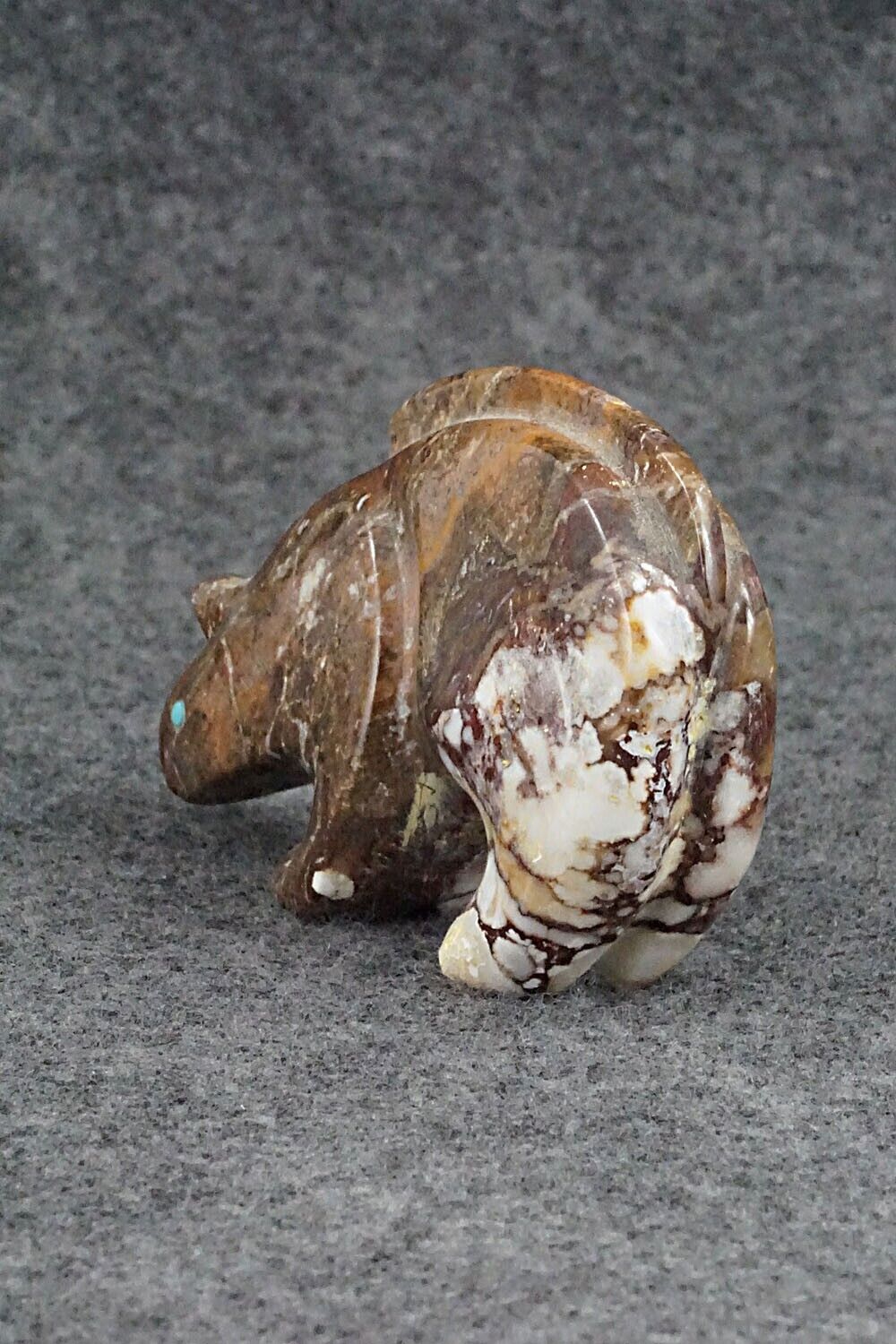 Mountain Lion Zuni Fetish Carving - Ronnie Lunasee