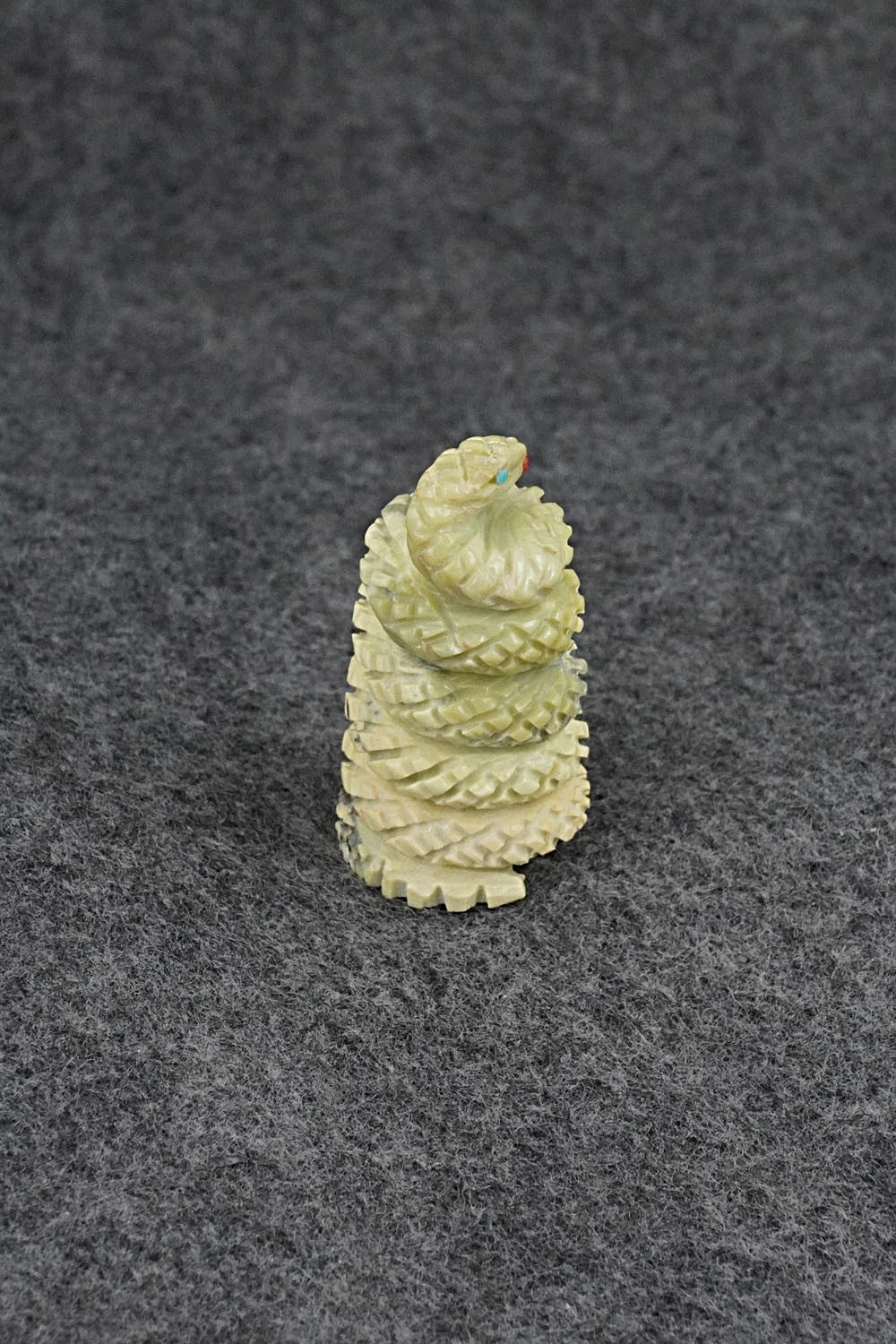 Rattlesnake Zuni Fetish Carving - Todd Etsate