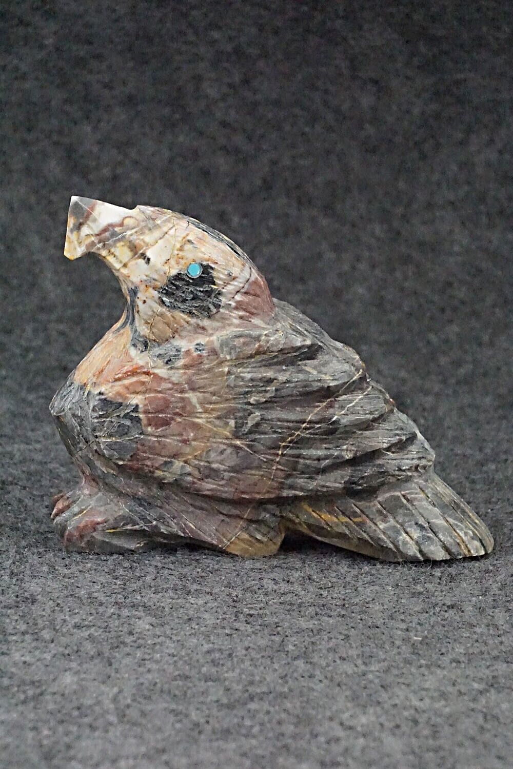 Eagle Zuni Fetish Carving - Tony Mackel