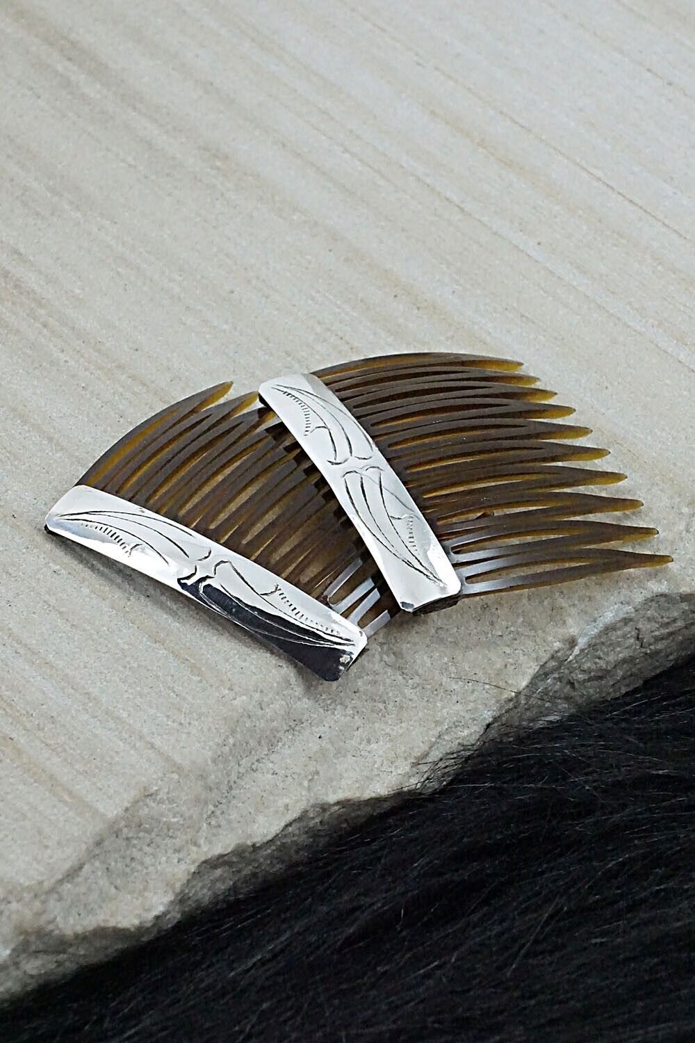 Sterling Silver Hair Combs - Randall Dalgai