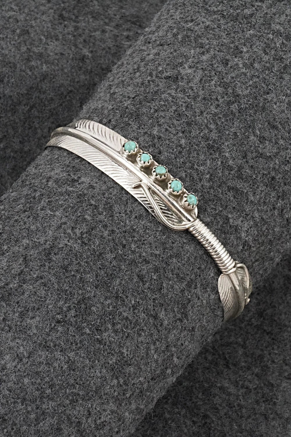 Turquoise and Sterling Silver Bracelet - Aaron Davis