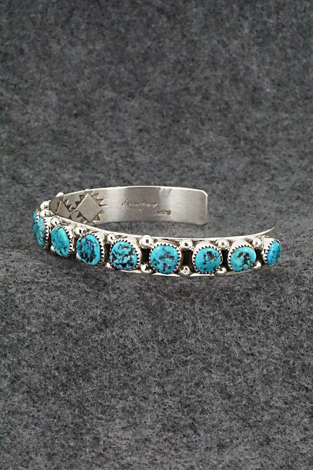 Turquoise & Sterling Silver Bracelet - Darlene Begay