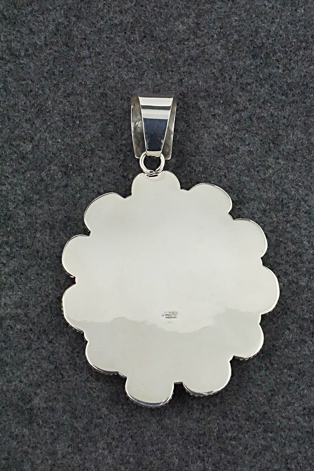 Turquoise & Sterling Silver Pendant - Lucinda Linkin