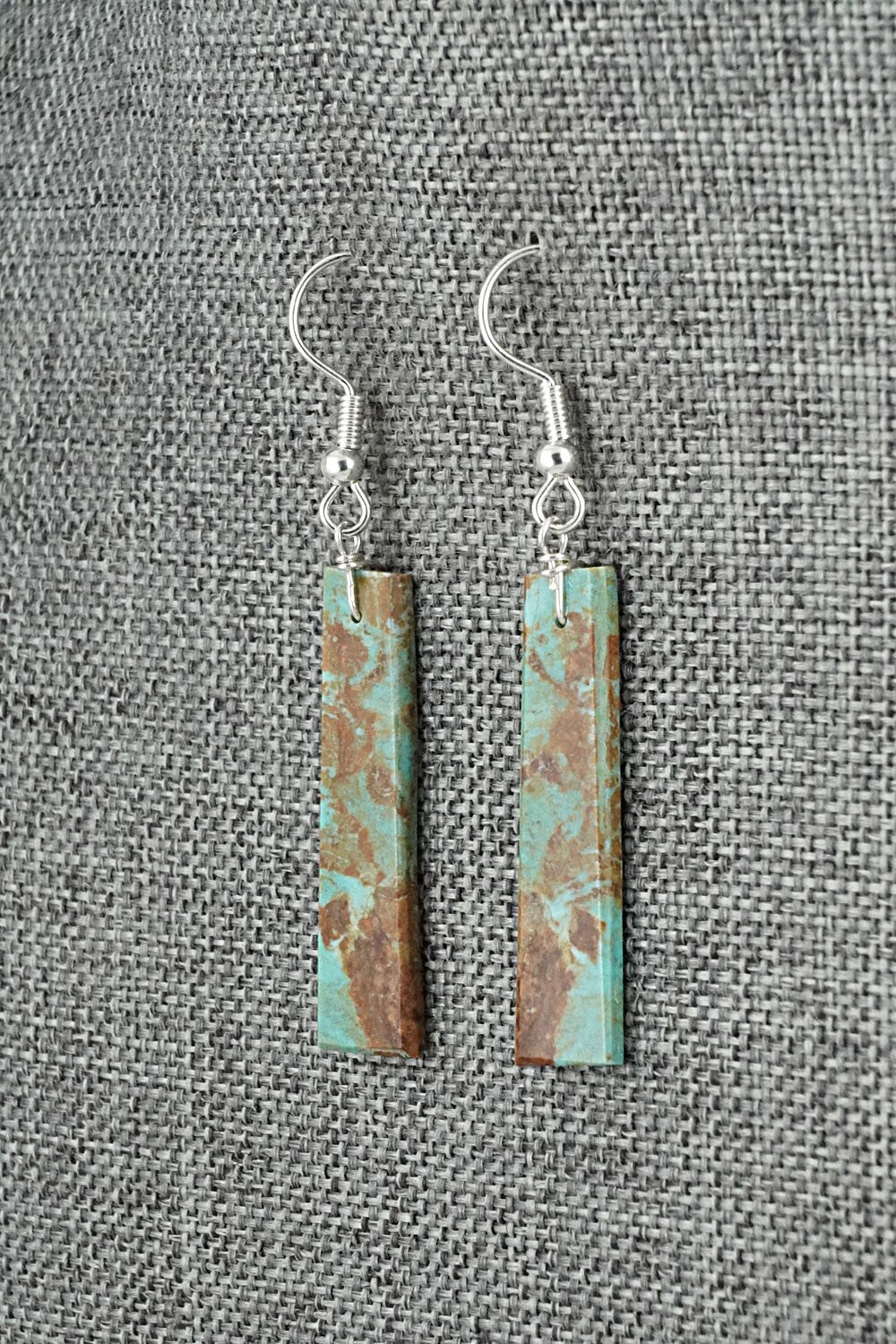 Turquoise & Sterling Silver Earrings - Tammy Nolcot