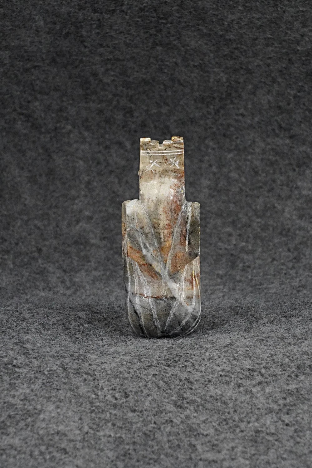 Corn Maiden Zuni Fetish Carving - Pete Natewa