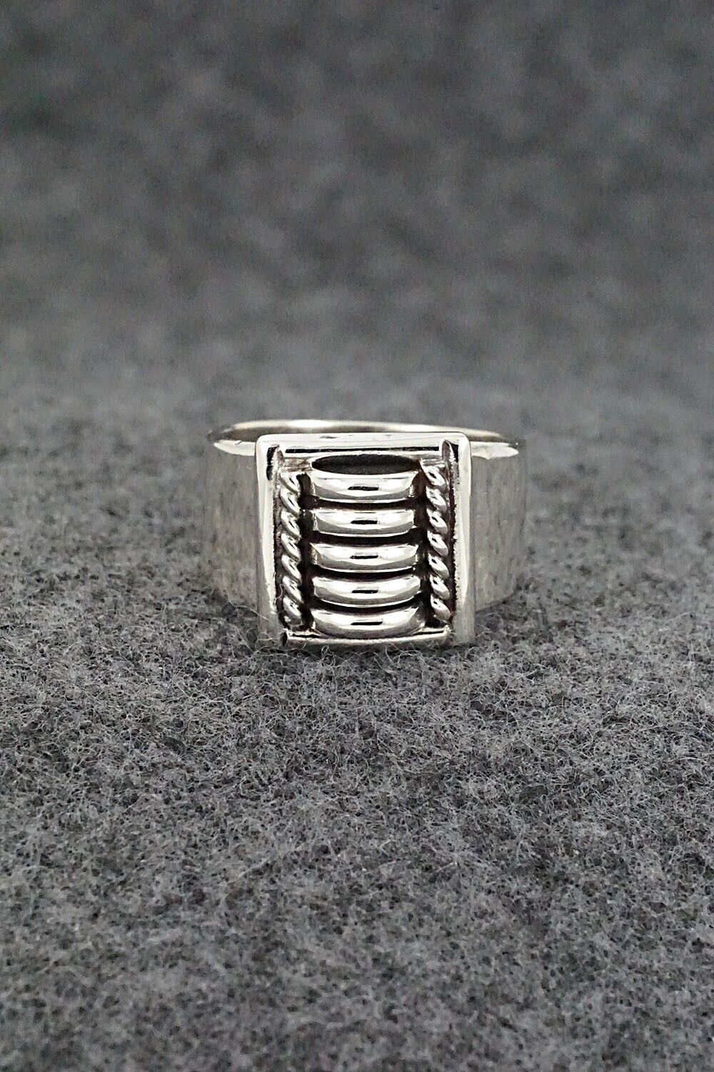Sterling Silver Ring - Thomas Charley - Size 8.5
