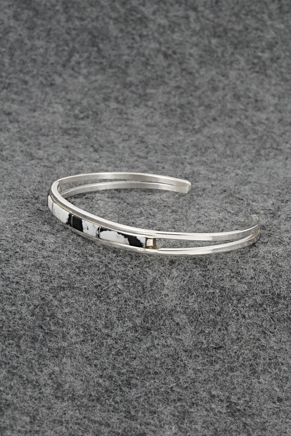 White Buffalo & Sterling Silver Bracelet - Jamie Johnson