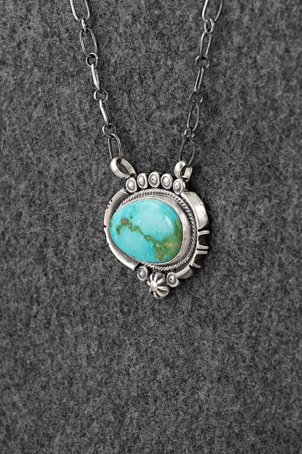 Turquoise & Sterling Silver Necklace - Daniel Benally