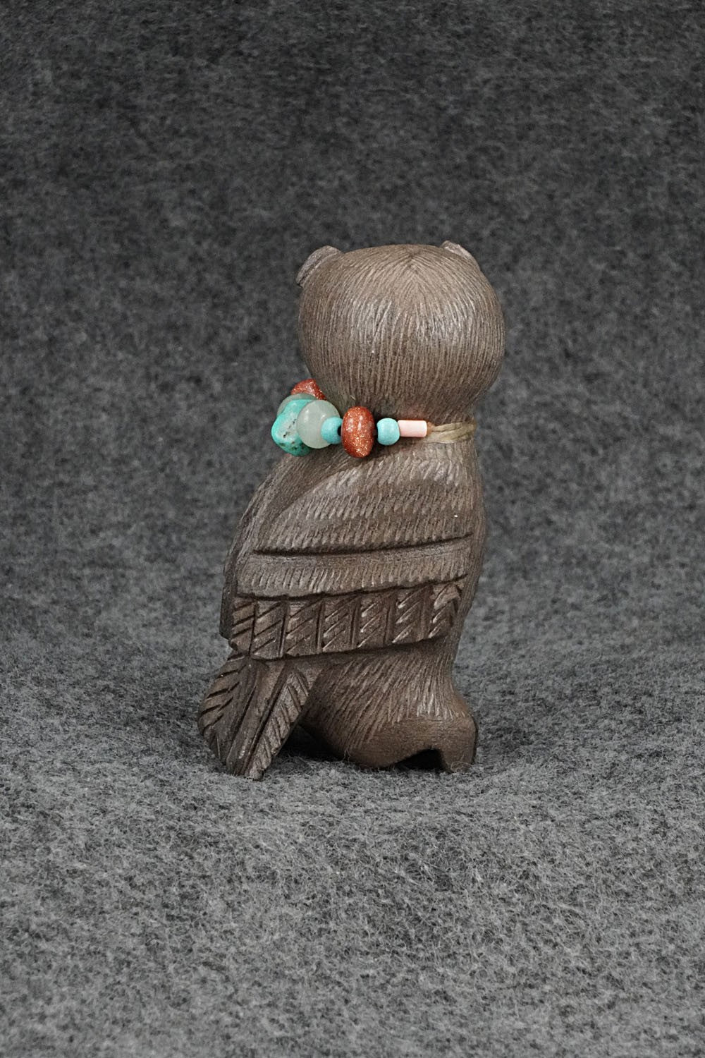 Owl Zuni Fetish Carving - Douglas Martza