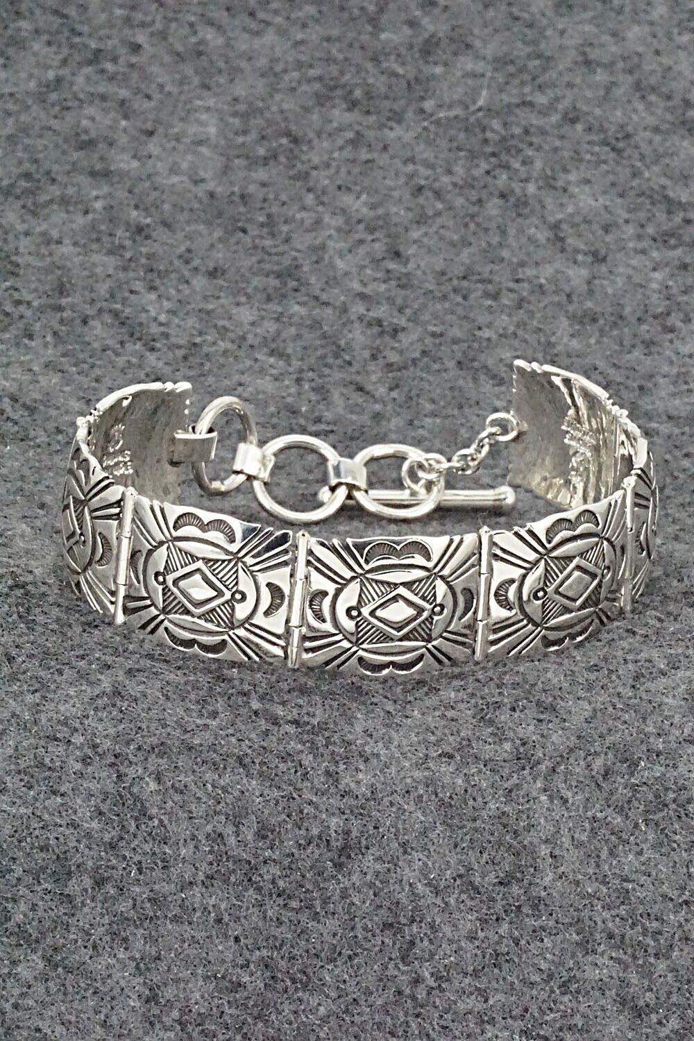 Sterling Silver Link Bracelet - Elgin Tom