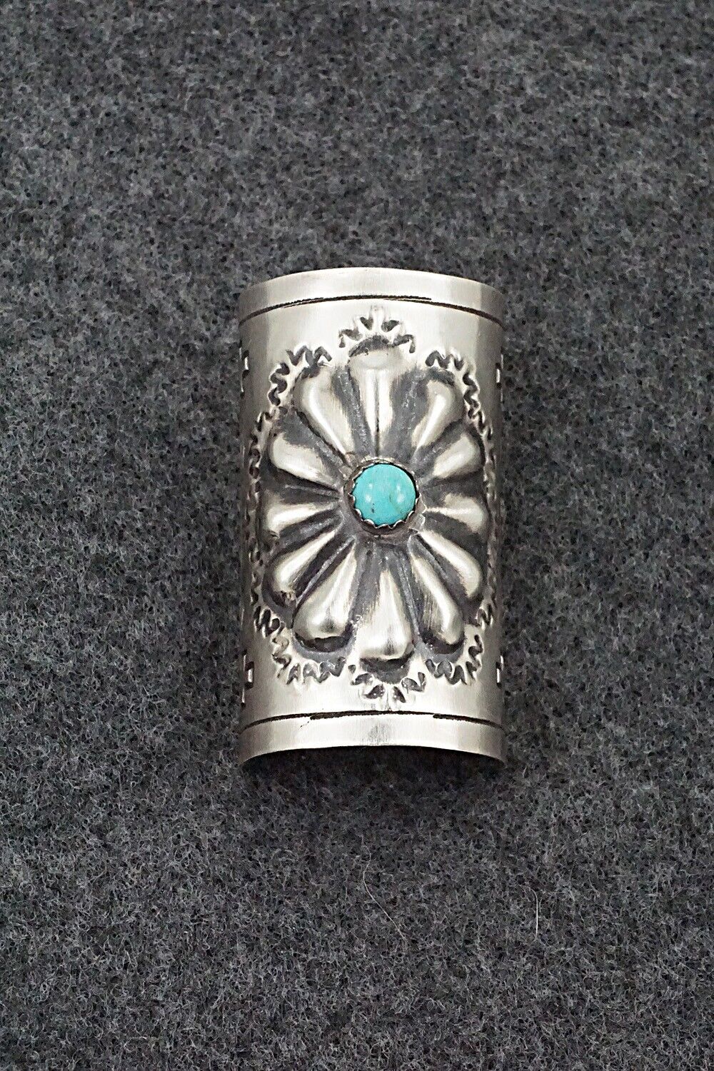 Turquoise & Sterling Silver Hair Pin - Arlene Soce