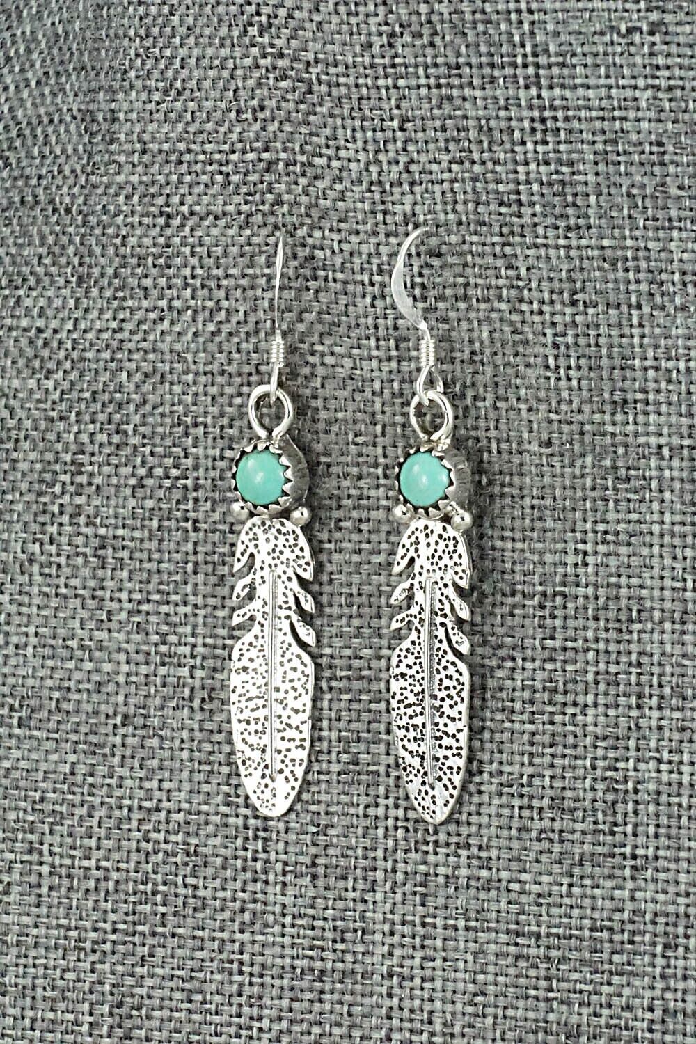 Turquoise & Sterling Silver Earrings - Sharon McCarthy
