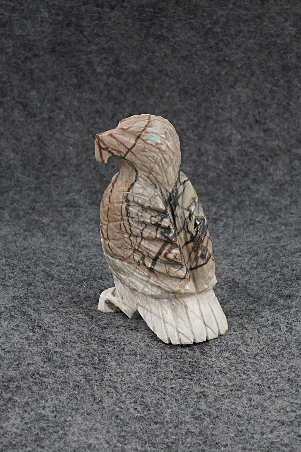 Eagle Zuni Fetish Carving - Tony Mackel