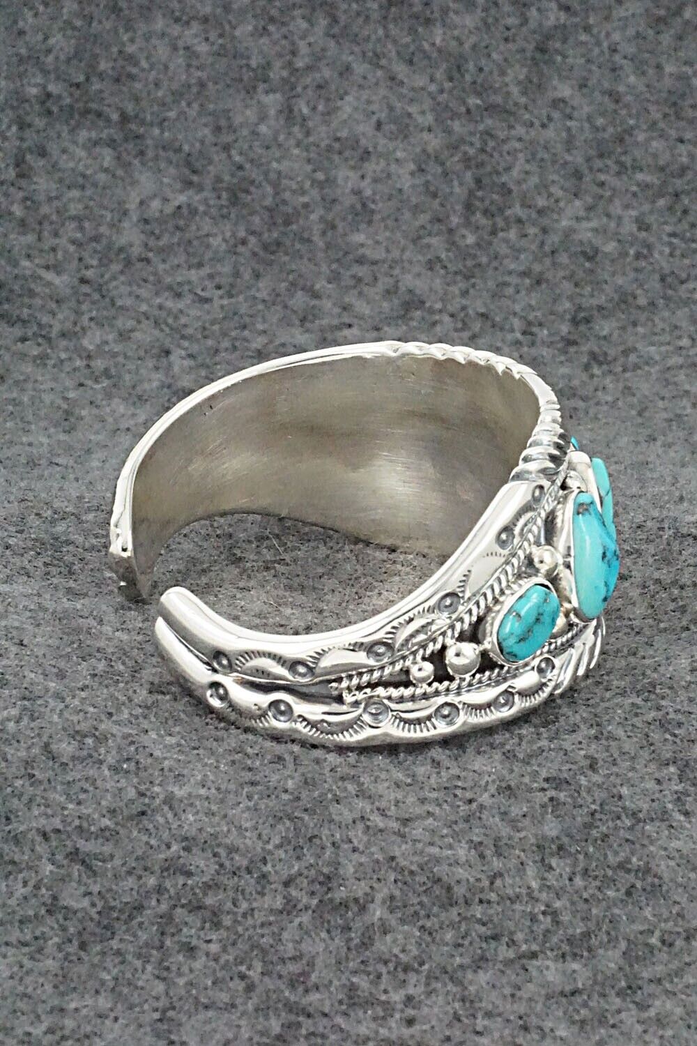 Turquoise & Sterling Silver Bracelet - Tommy Moore