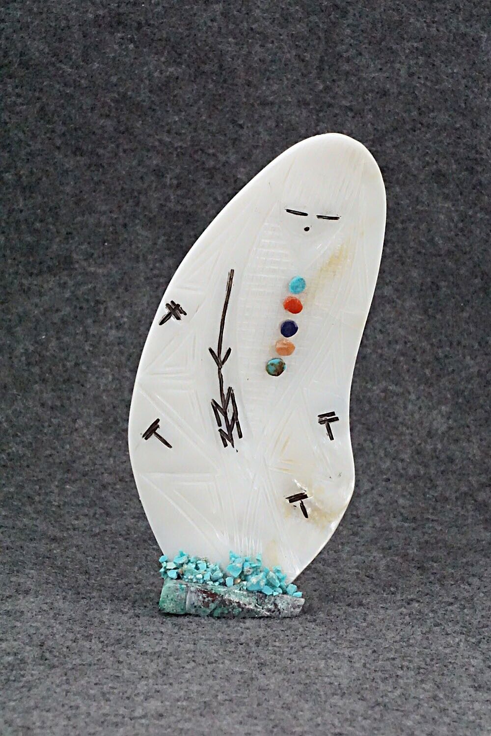Corn Maiden Zuni Fetish Carving - Gloria Chattin