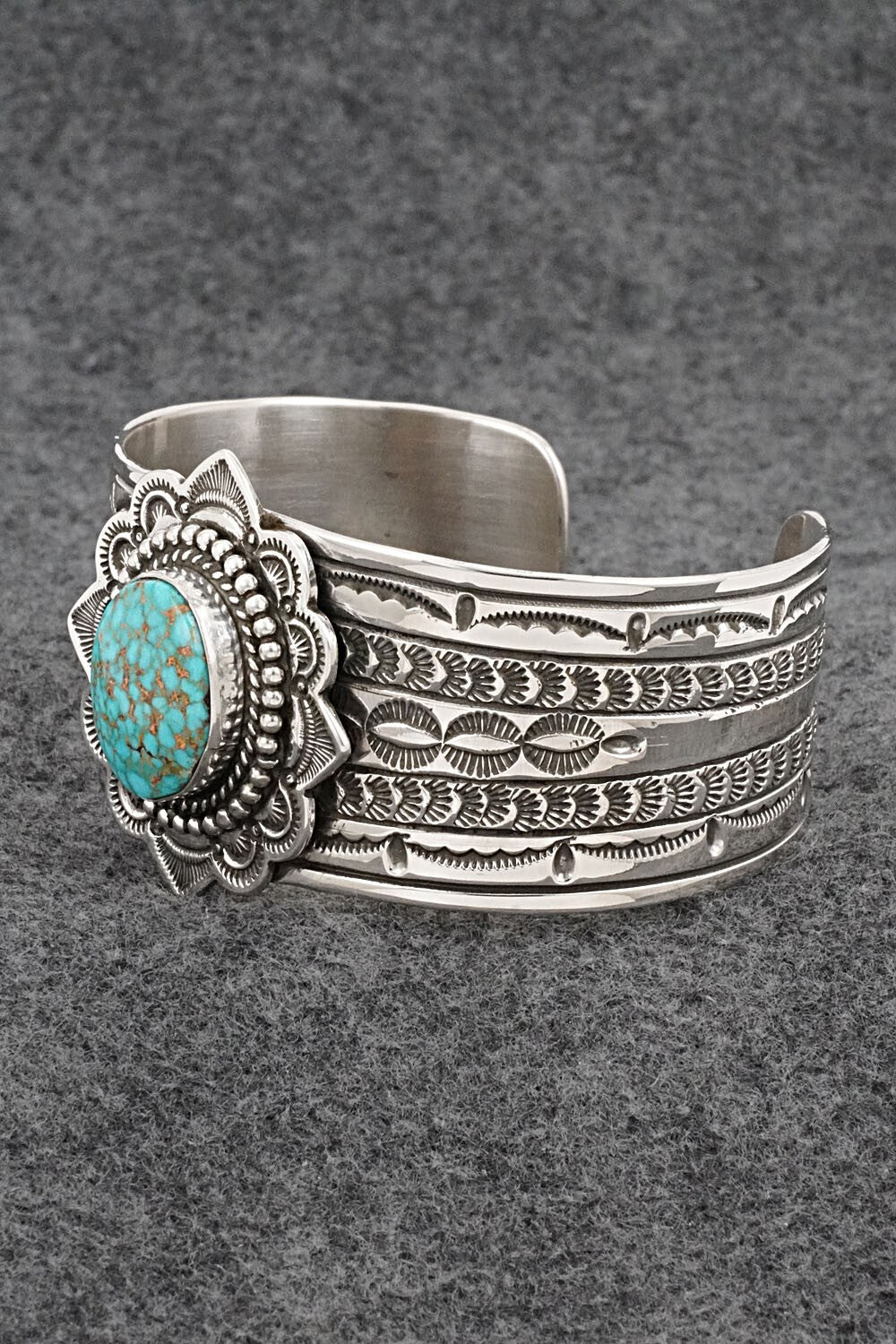 Turquoise & Sterling Silver Bracelet - Eula Wylie