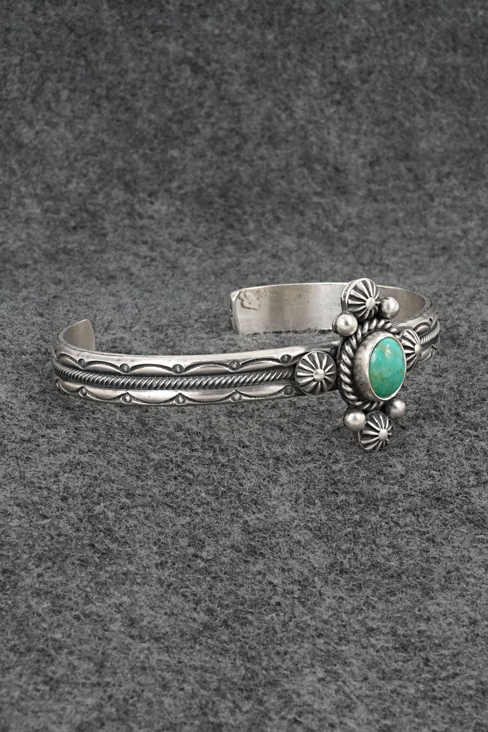 Turquoise & Sterling Silver Bracelet - Michael Calladitto