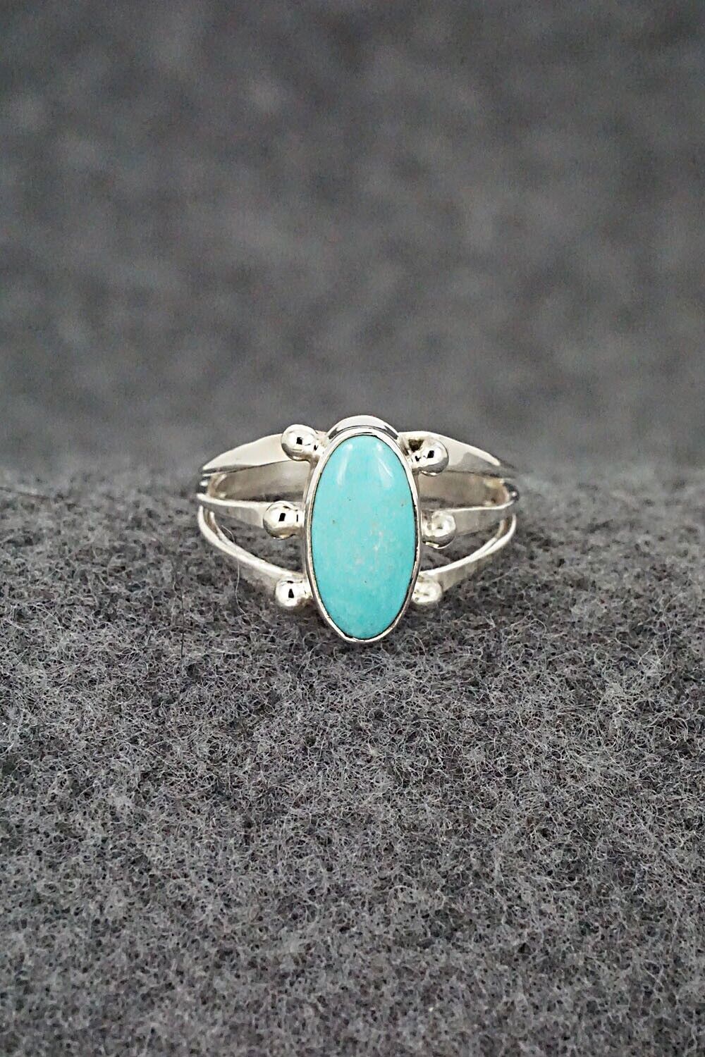 Turquoise & Sterling Silver Ring - Paige Gordon - Size 6