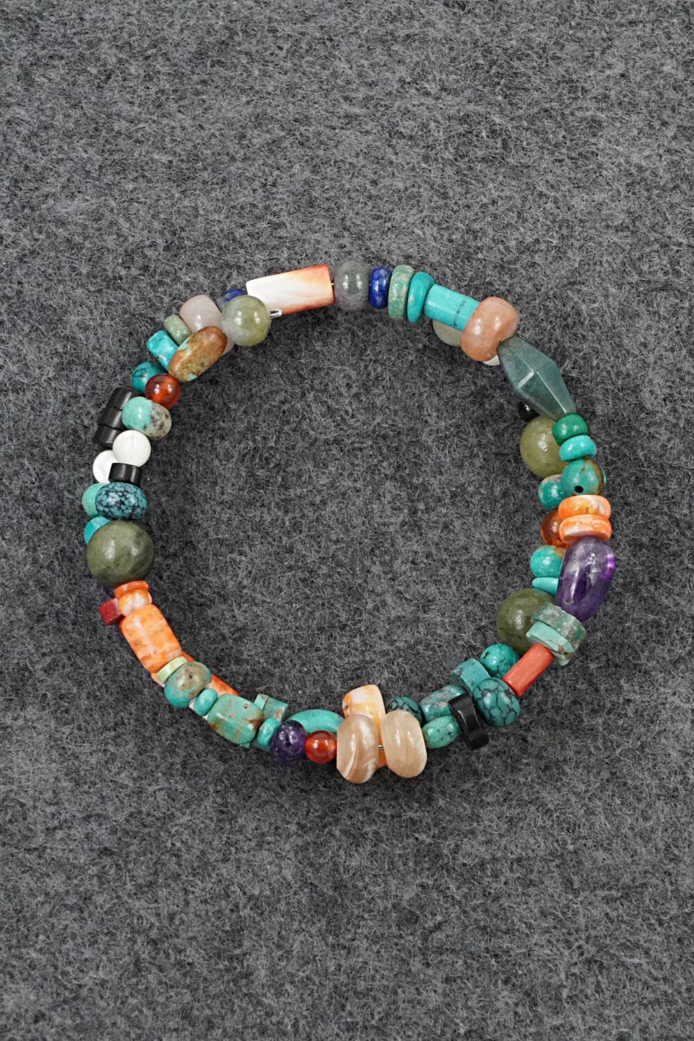 Multi-Stone Beaded Bracelet - Helen Tsosie