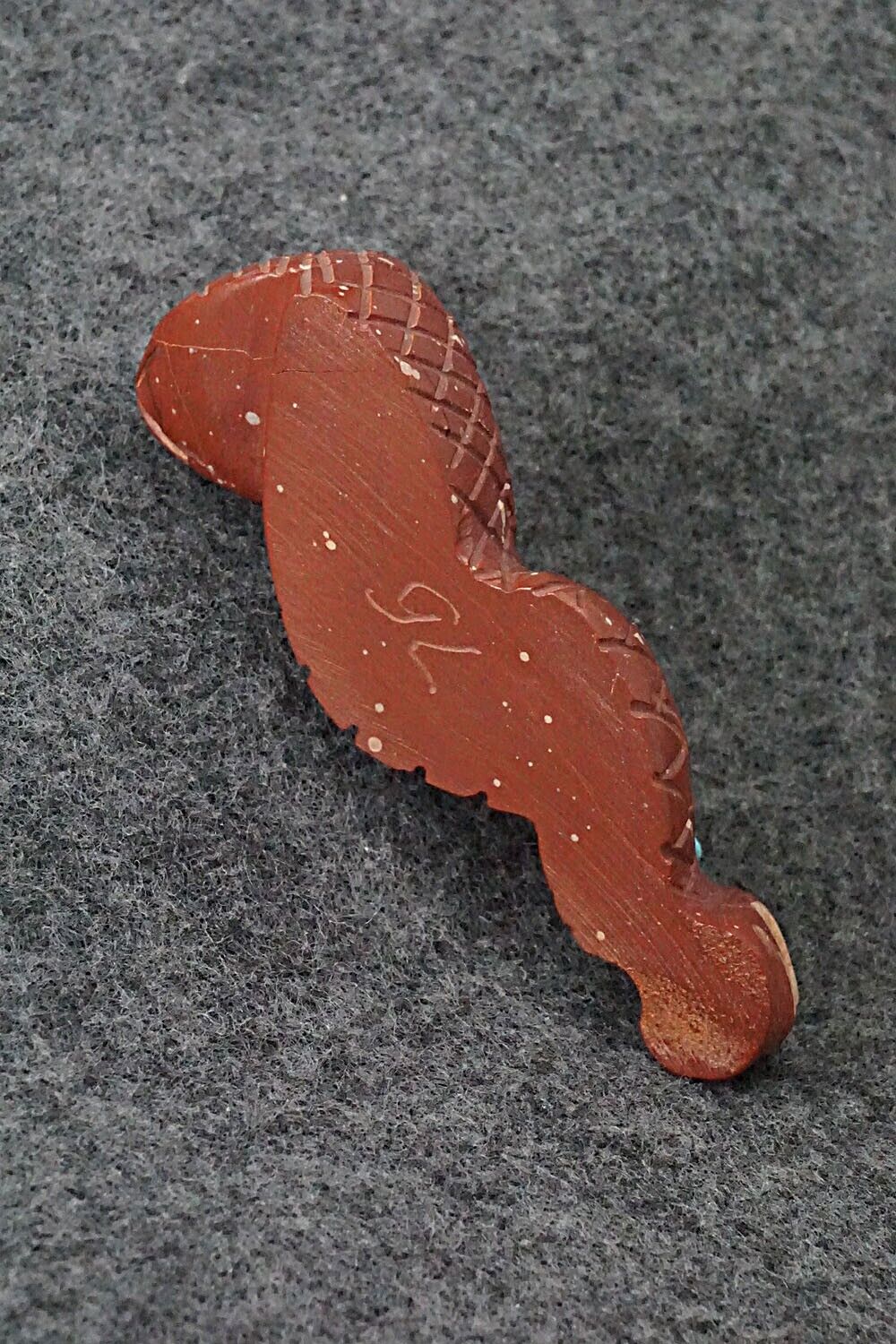Snake Zuni Fetish Carving - Gilbert Lonjose