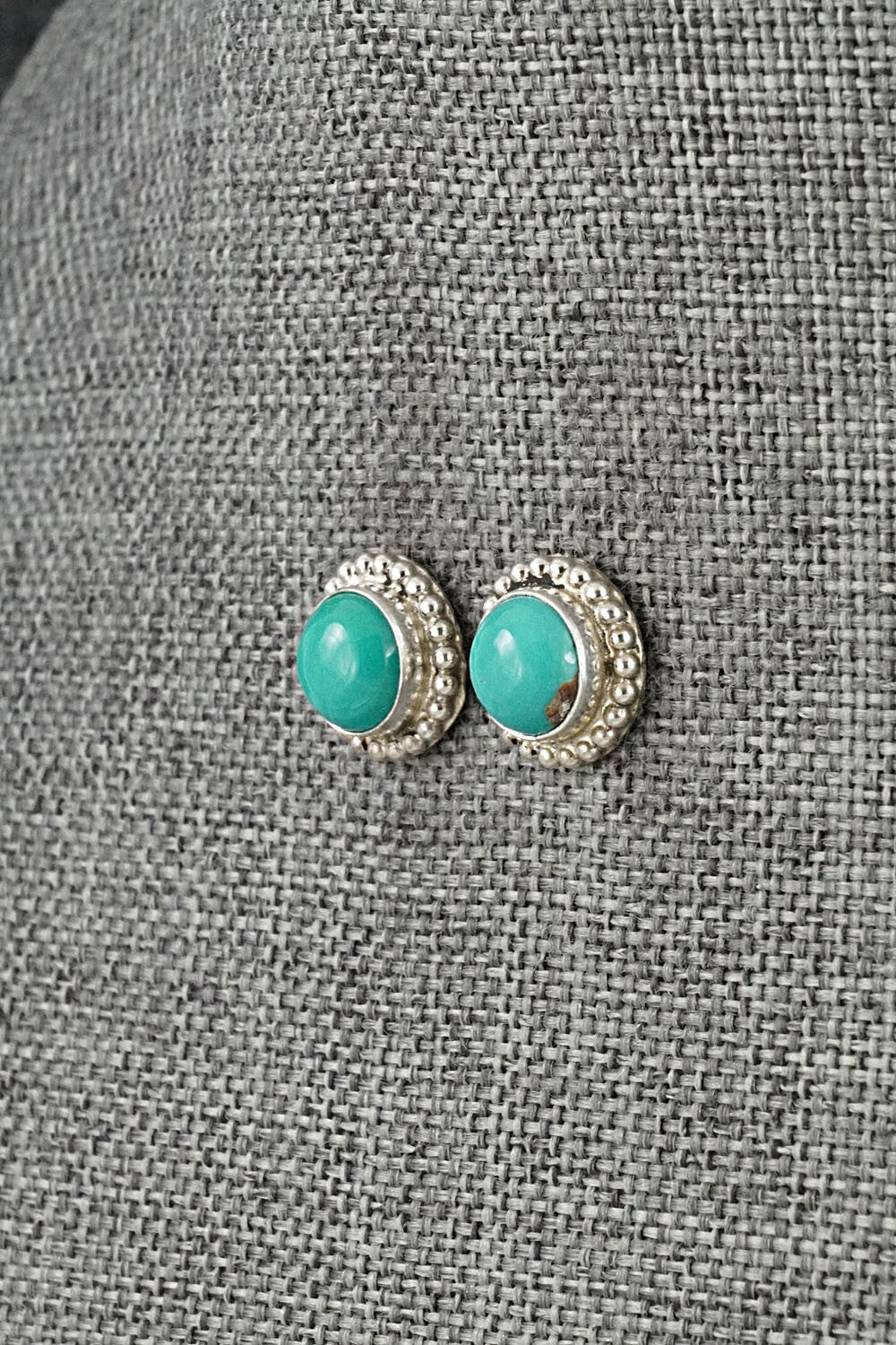Turquoise & Sterling Silver Earrings - Byron Begay