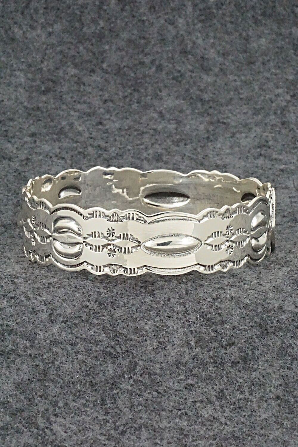 Sterling Silver Bangle Bracelet - Jeremy Delgarito