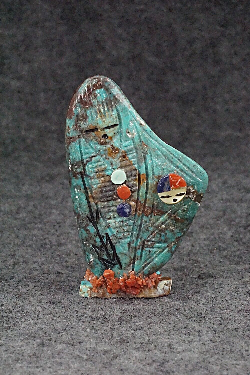 Corn Maiden Zuni Fetish Carving - Gloria Chattin