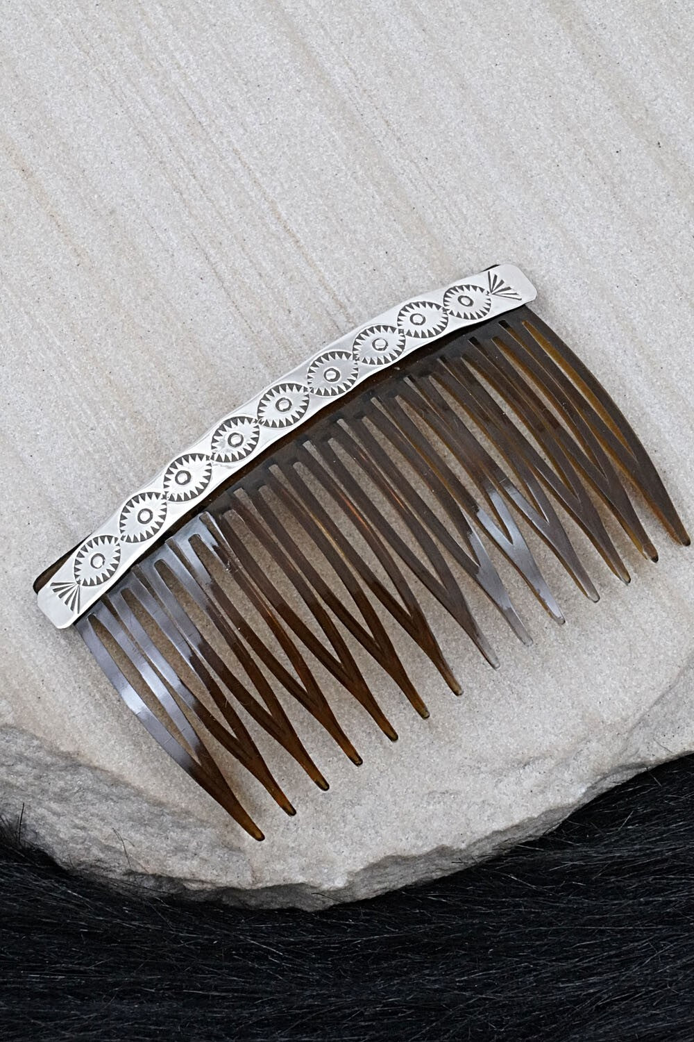 Sterling Silver Hair Combs - Bertha Begay