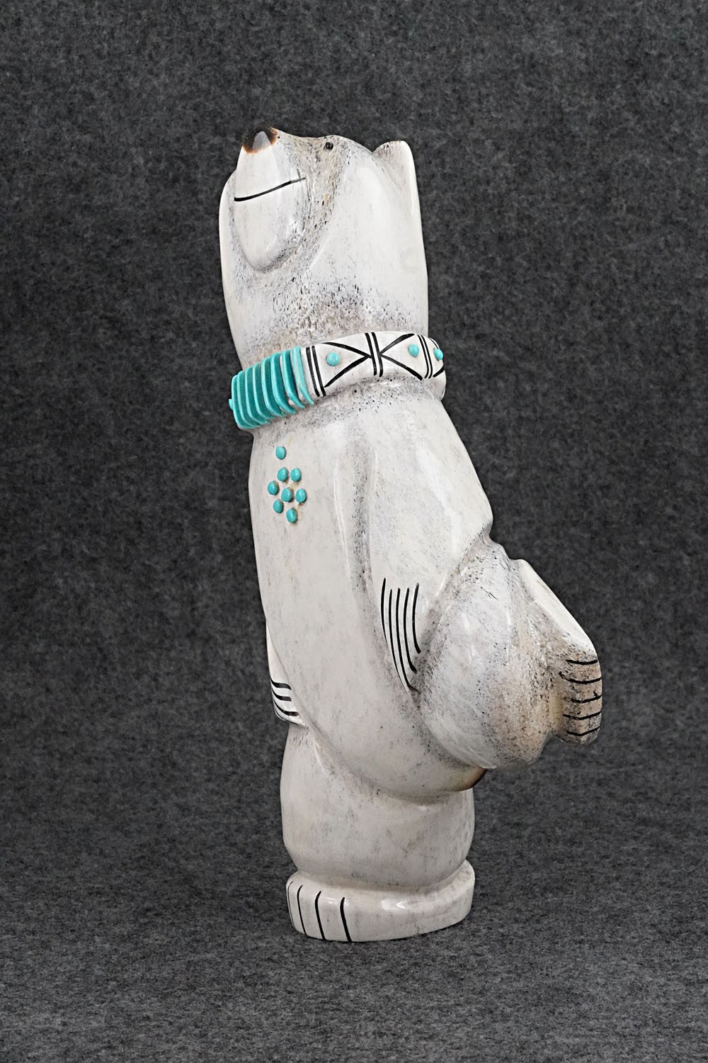 Dancing Bear Zuni Fetish Carving - Claudia Peina