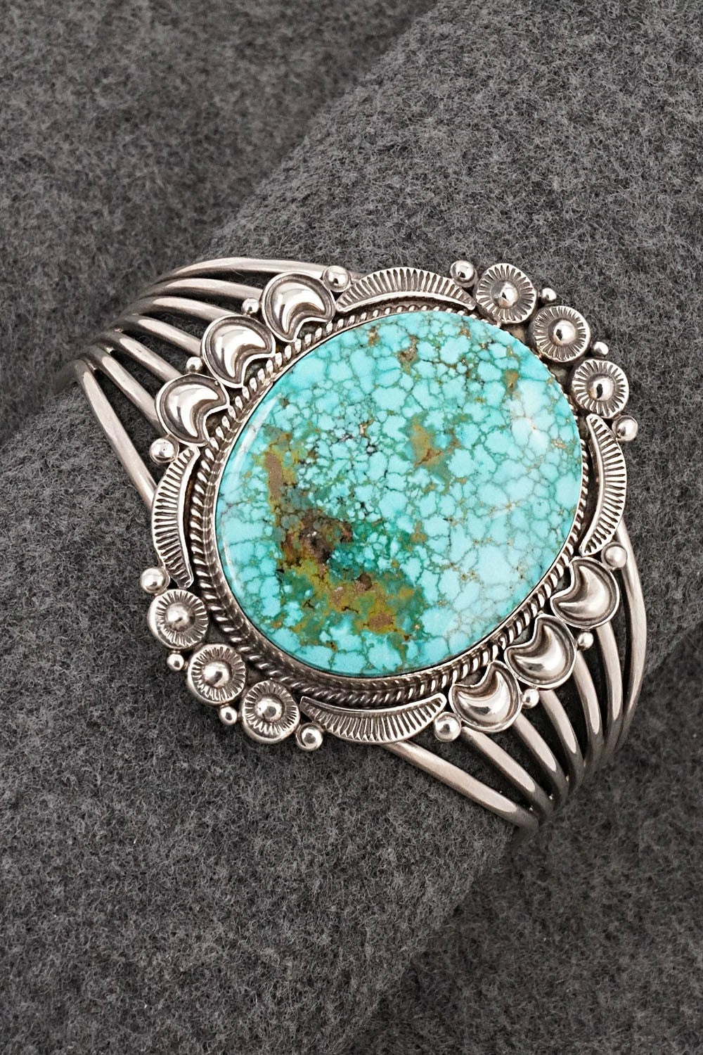Turquoise & Sterling Silver Bracelet - Derrick Gordon