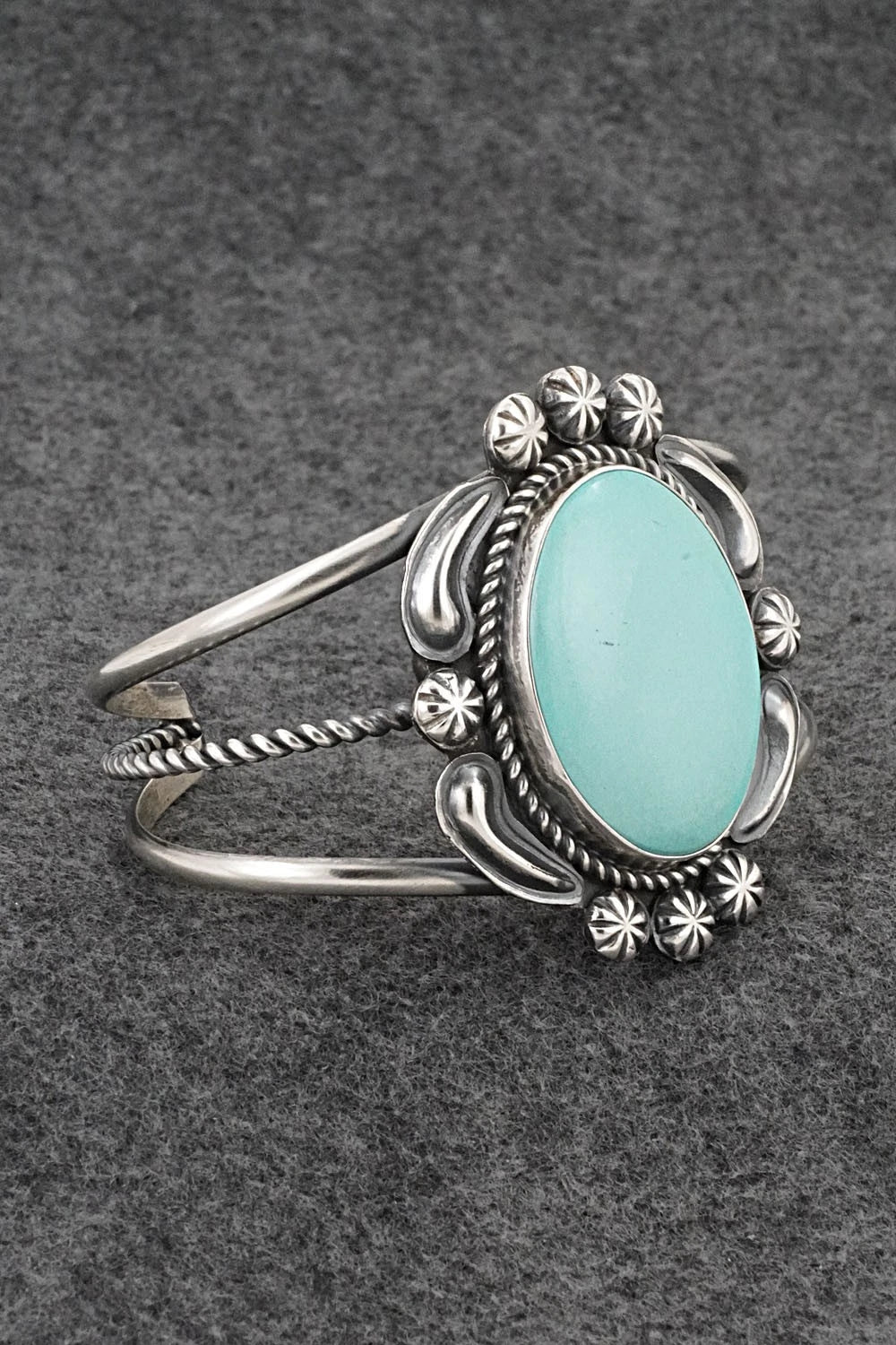 Turquoise & Sterling Silver Bracelet - Jeff James Jr.