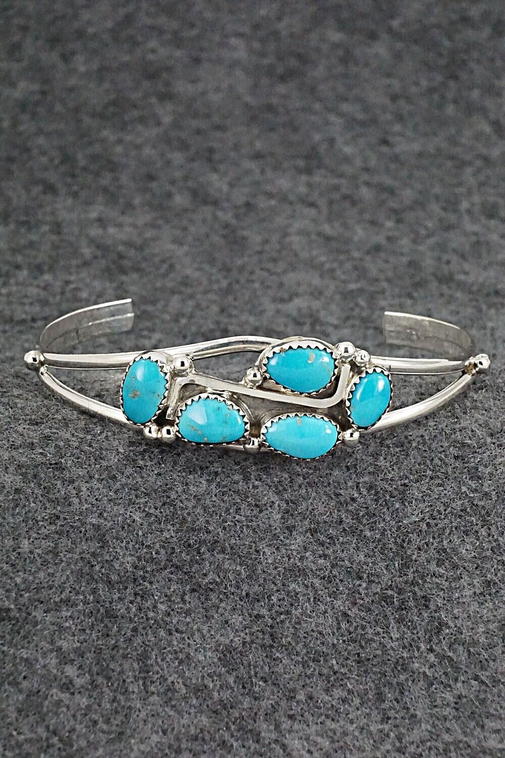 Turquoise & Sterling Silver Bracelet - Roberta Begay