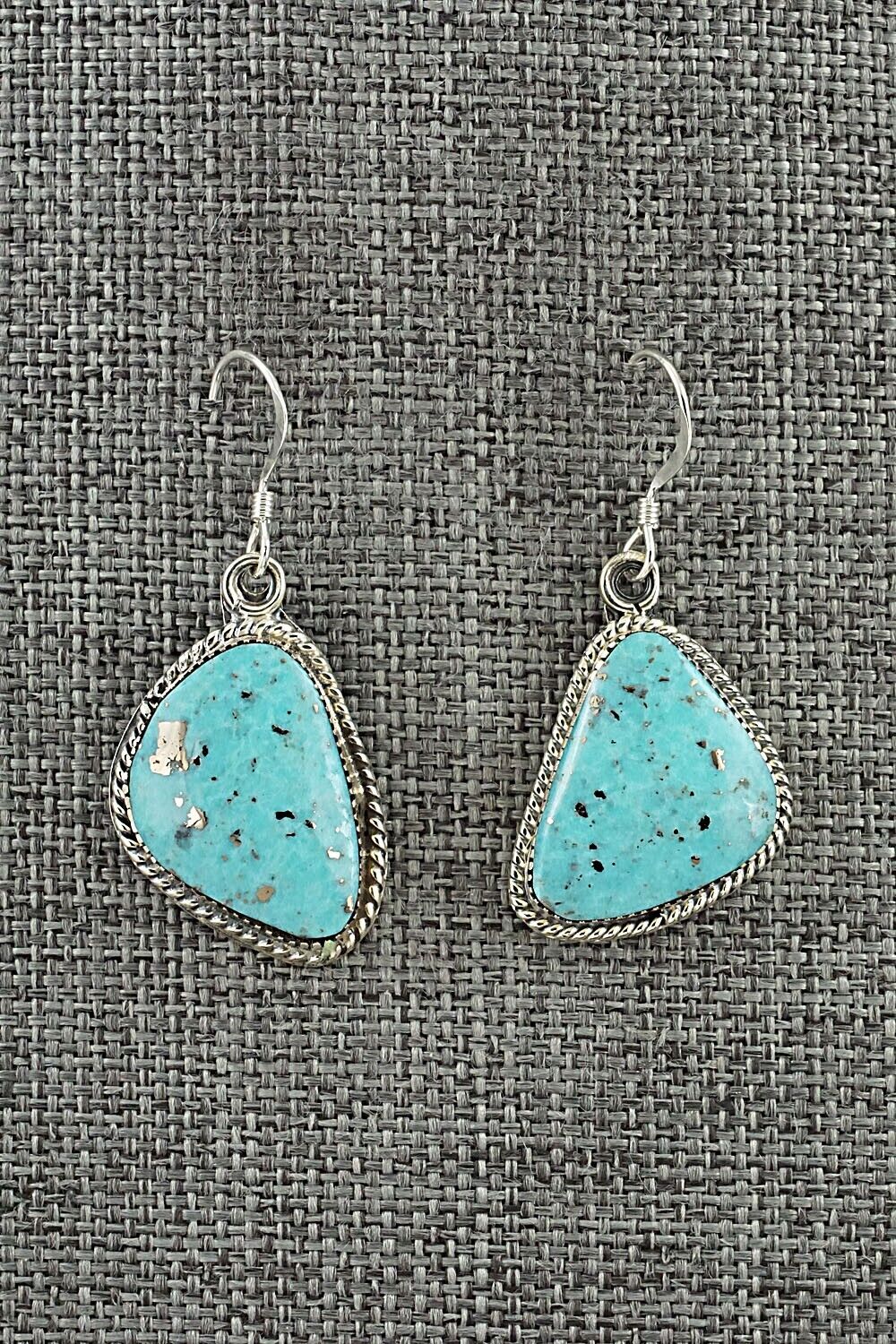 Turquoise & Sterling Silver Earrings - Annissa Martinez