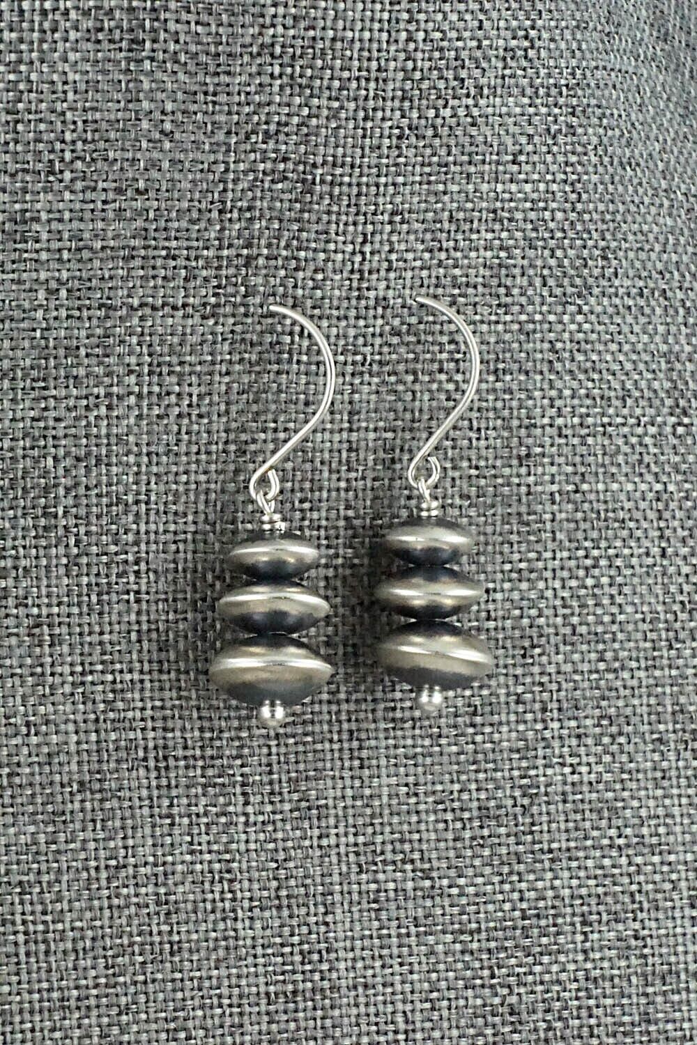 Sterling Silver Navajo Pearl Earrings - Bryannen Halwood