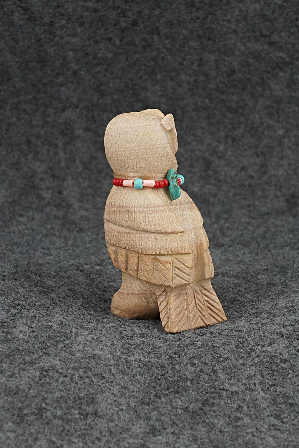 Owl Zuni Fetish Carving - Douglas Martza