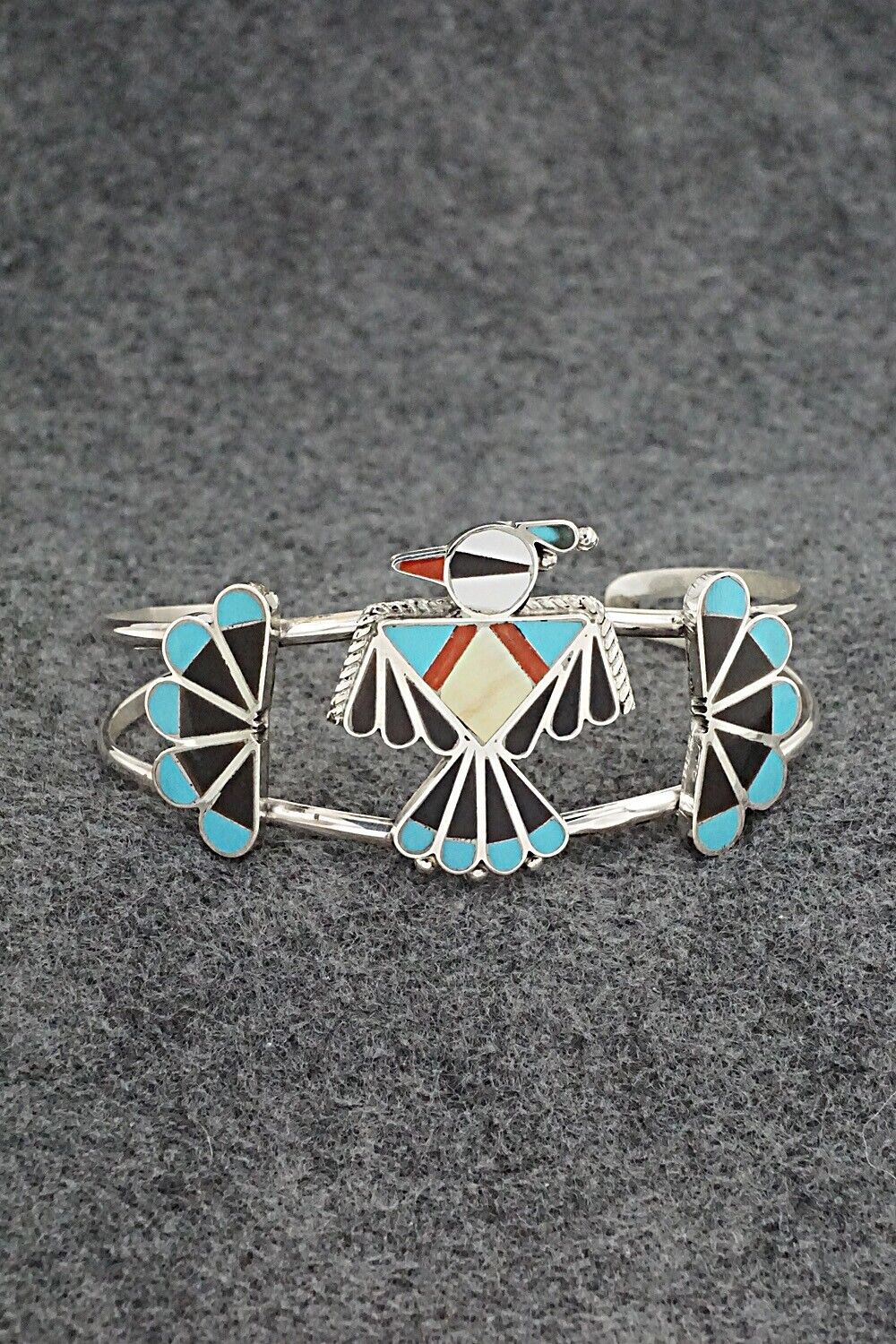 Multi-Stone & Sterling Silver Bracelet - Adrian Wallace