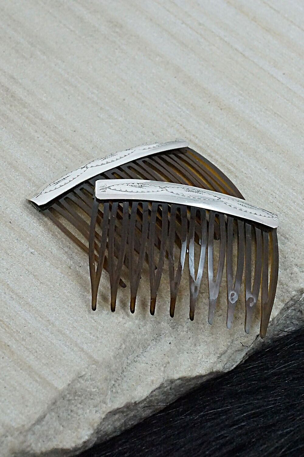 Sterling Silver Hair Combs - Randall Dalgai
