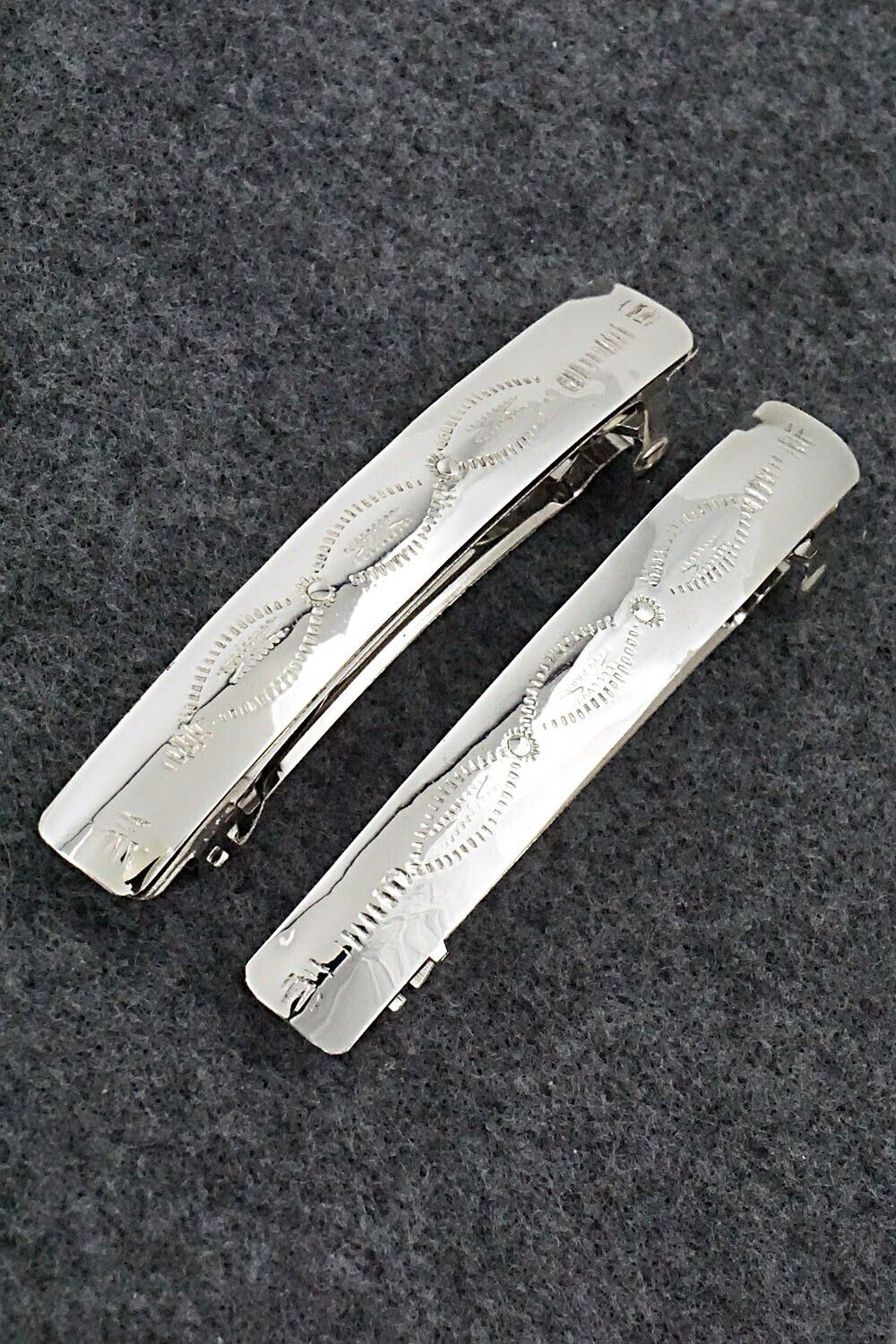 Sterling Silver Hair Barrettes - Randall Dalgai