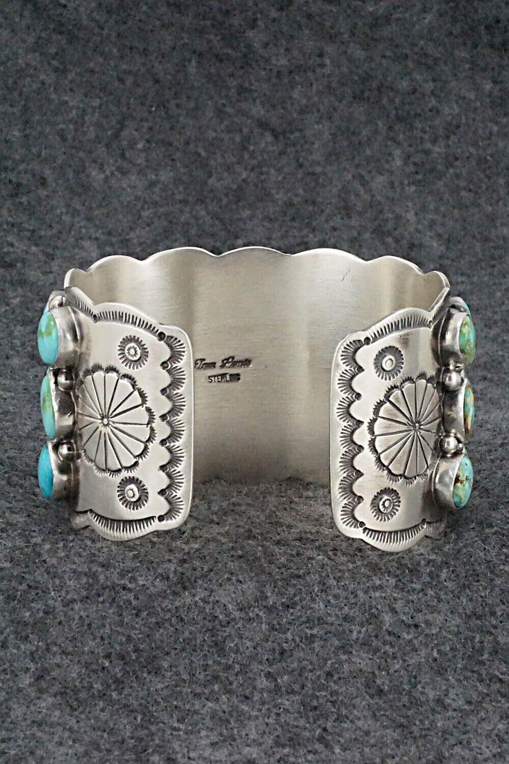 Turquoise & Sterling Silver Bracelet - Tom Lewis