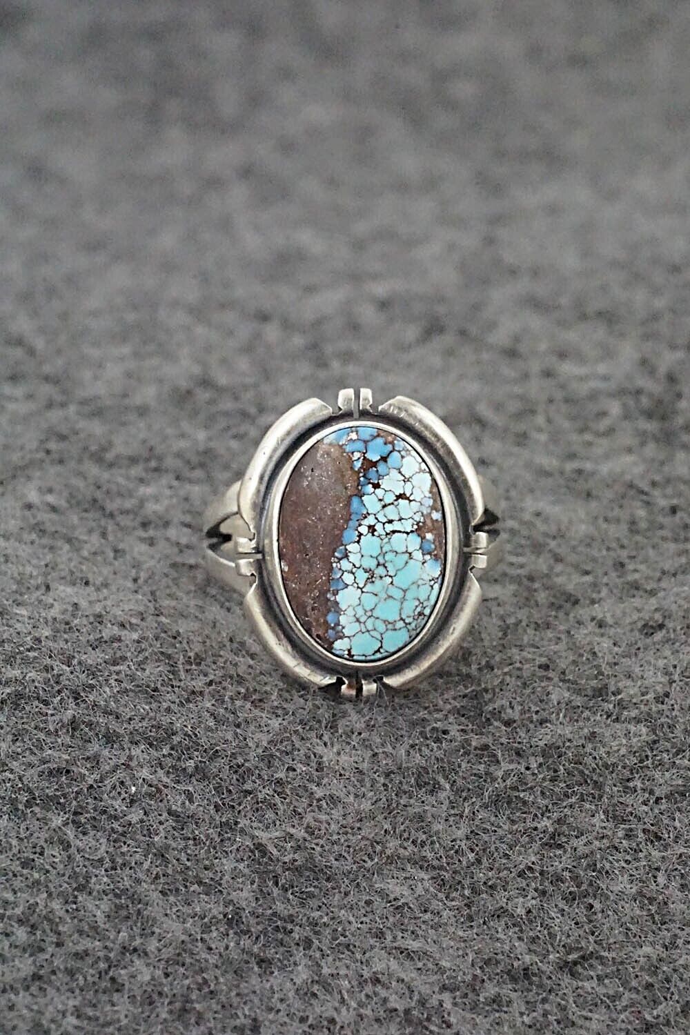 Turquoise & Sterling Silver Ring - Randy Billy - Size 6