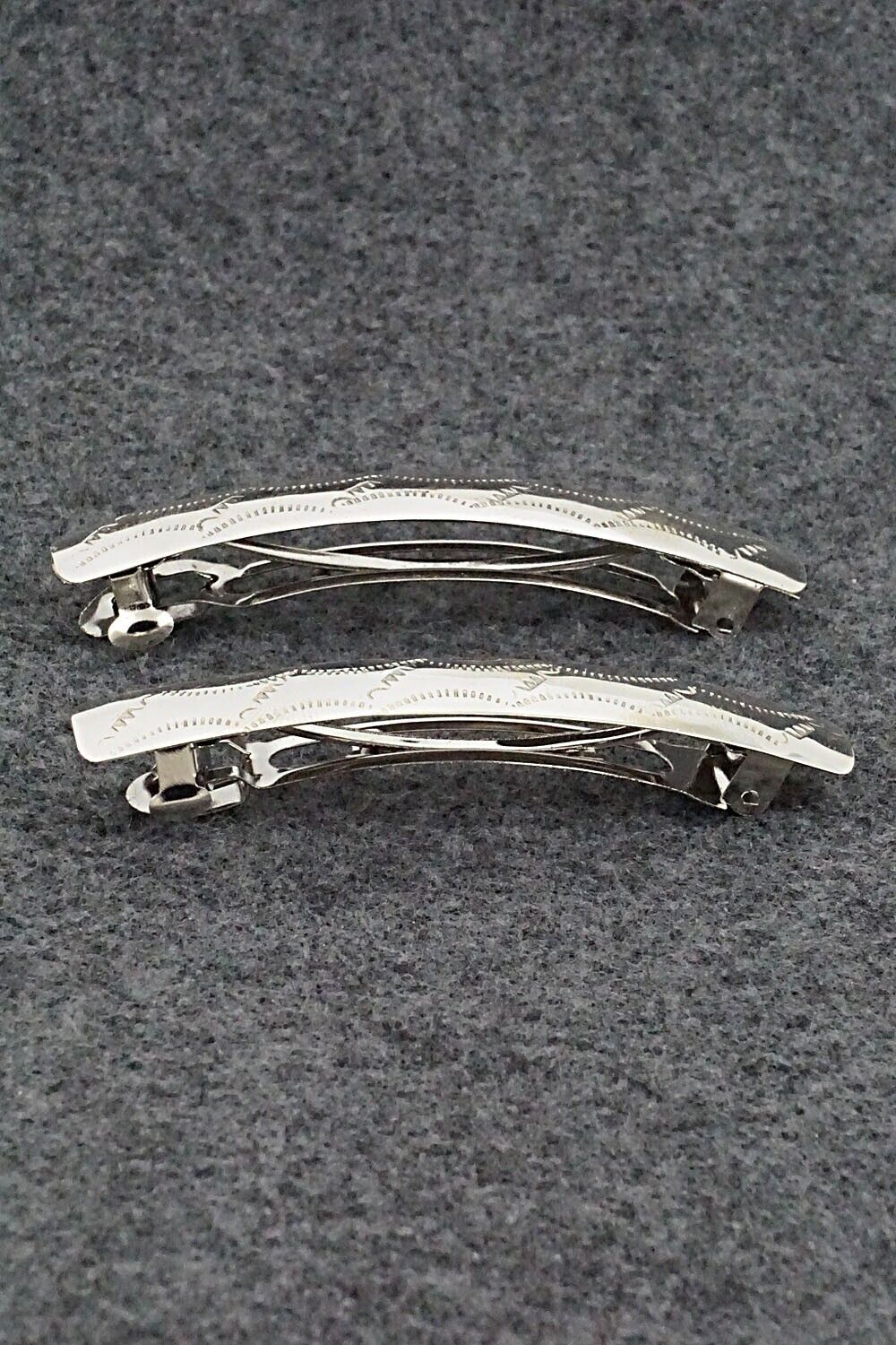 Sterling Silver Hair Barrettes - Randall Dalgai