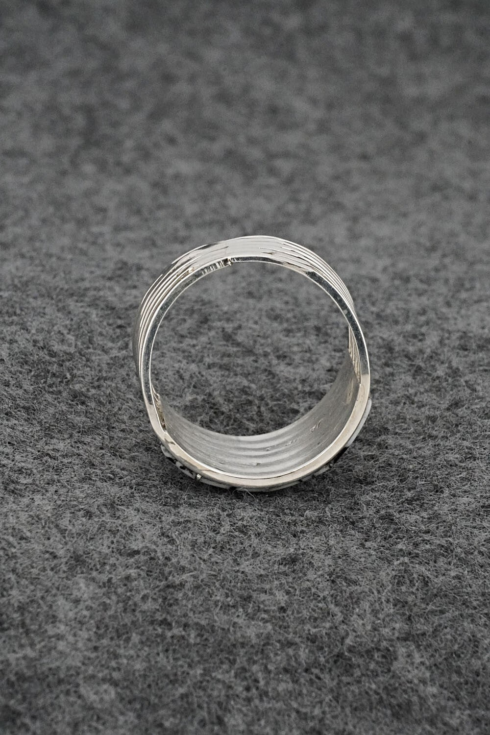 White Buffalo & Sterling Silver Ring - Jamie Johnson - Size 10